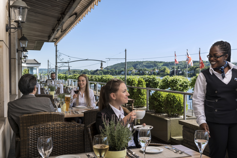 Terrasse des Maritim Hotel Königswinter