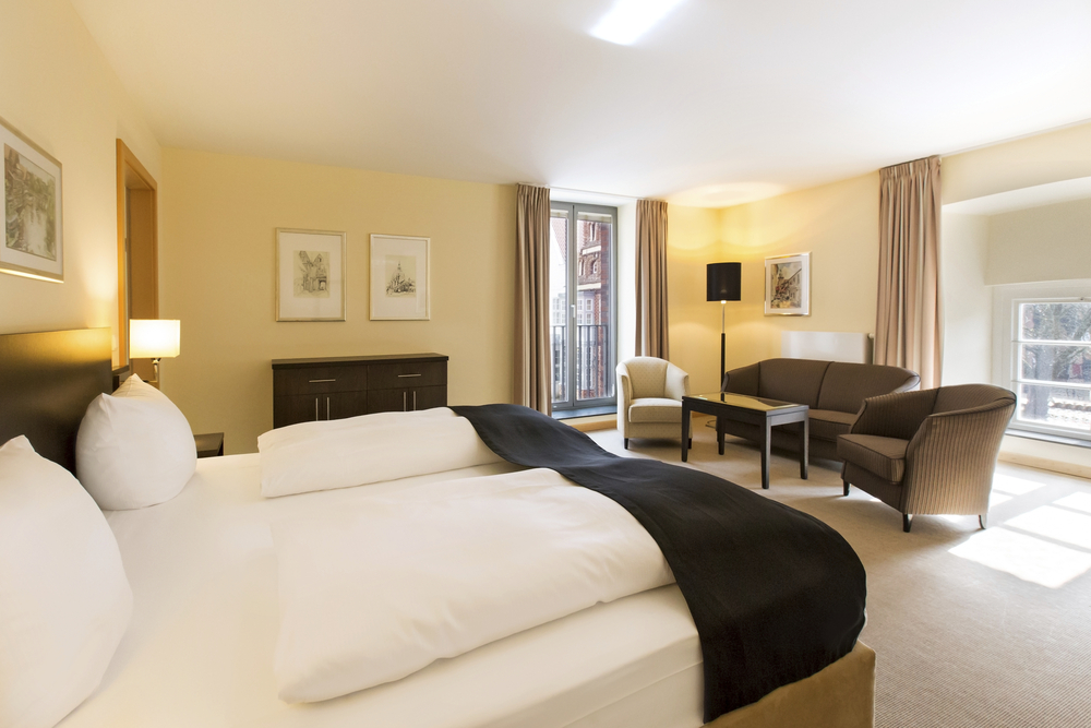Juniorsuite des DORMERO Hotel Altes Kaufhaus in Lüneburg