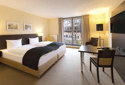 Komfortdoppelzimmer des DORMERO Hotel Altes Kaufhaus in Lüneburg