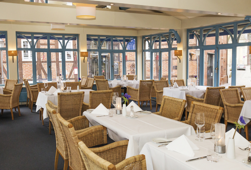 Restaurant des DORMERO Hotel Altes Kaufhaus in Lüneburg