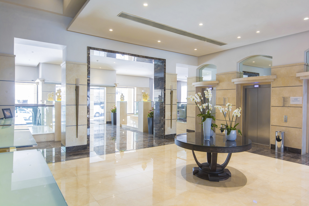 Eingangsbereich des Maritim Antonine Hotel & Spa auf Malta