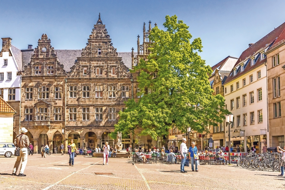 Prinzipalmarkt in der Innenstadt von Münster