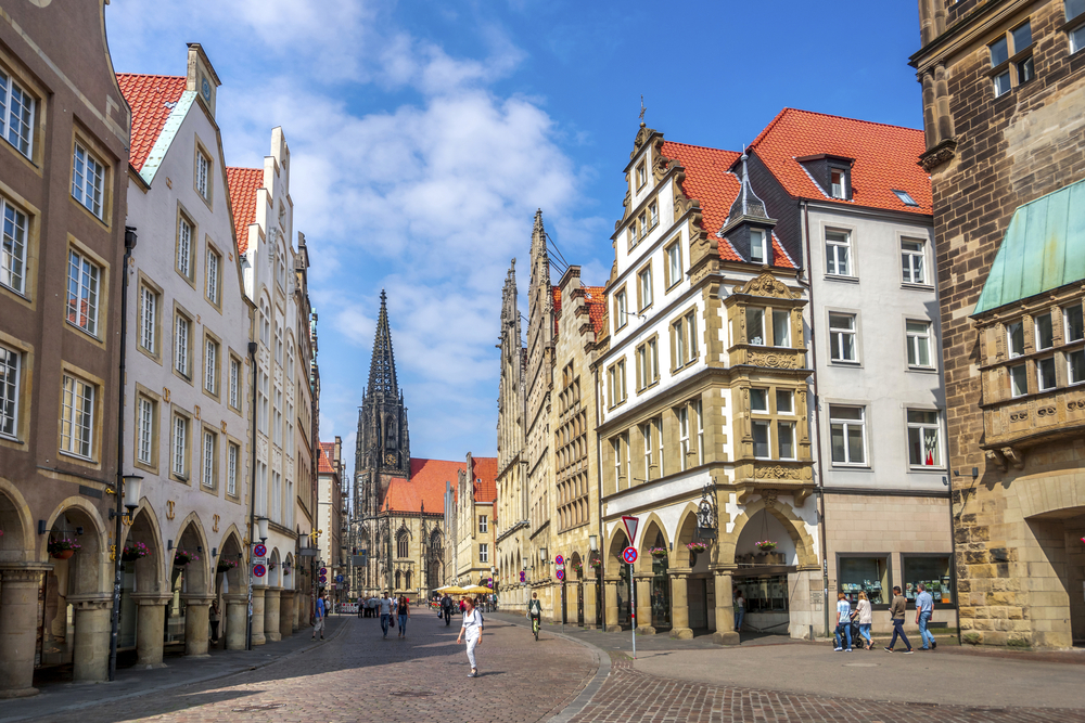 Prinzipalmarkt & Lambertikirche in Münster