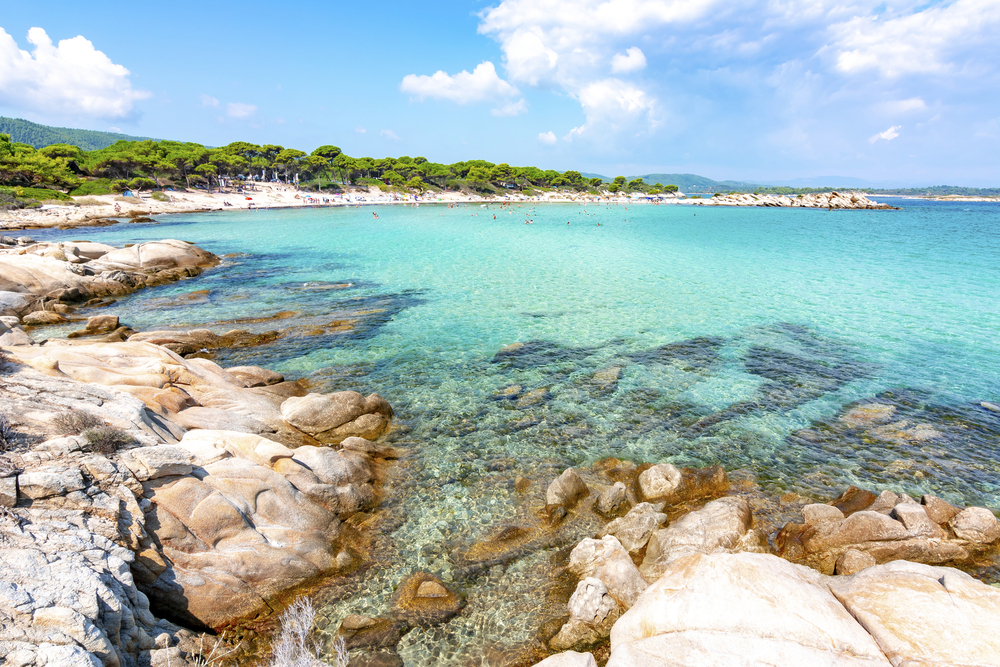 Küste von Chalkidiki, Griechenland