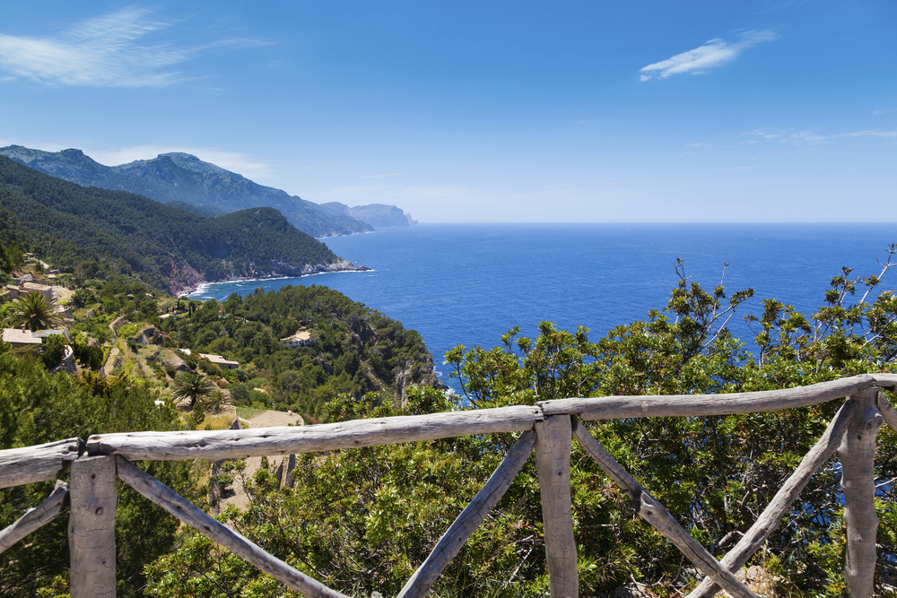 Küstenblick auf Mallorca