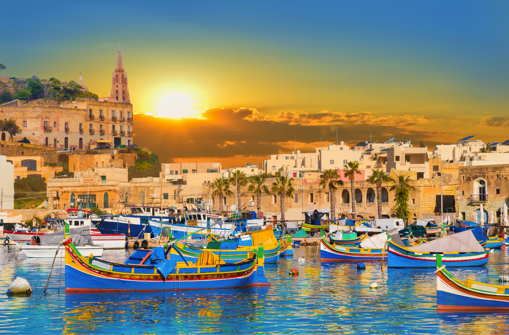 Hafen von Marsaxlokk auf Malta