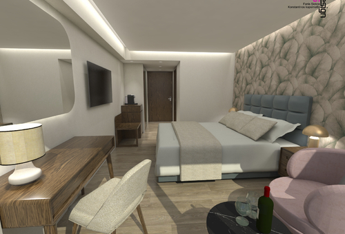 Doppelzimmer des Great Athens Hotel