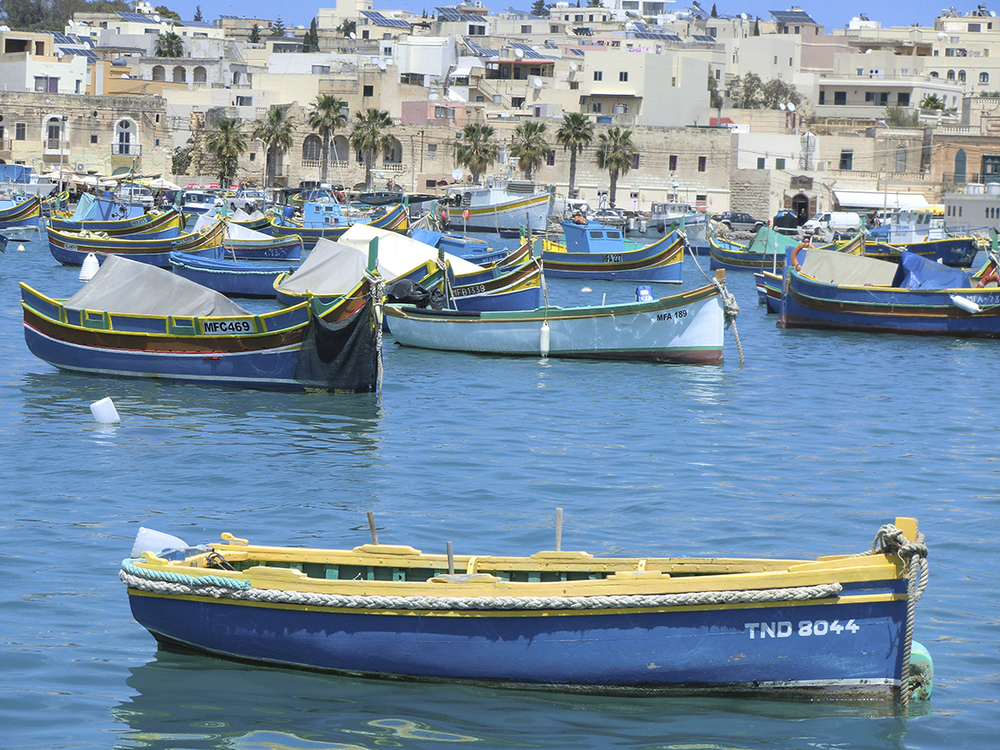 Fischerboote im Hafen von Malta