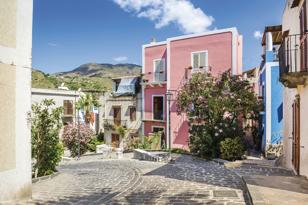 Häuser auf Lipari