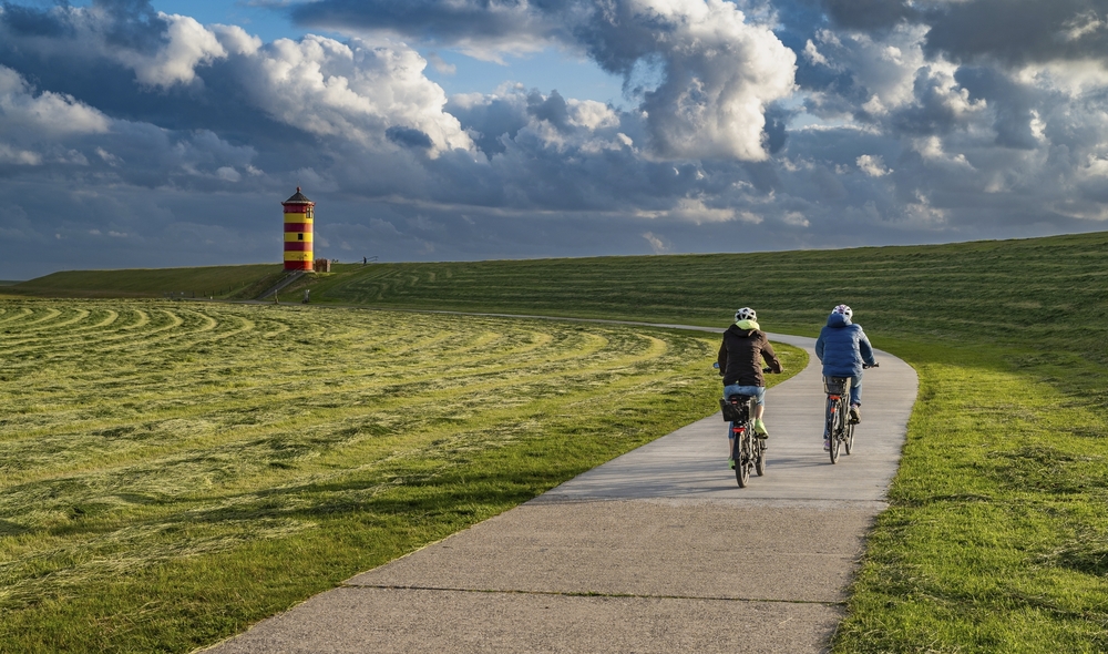 Radfahrer Ostfriesland