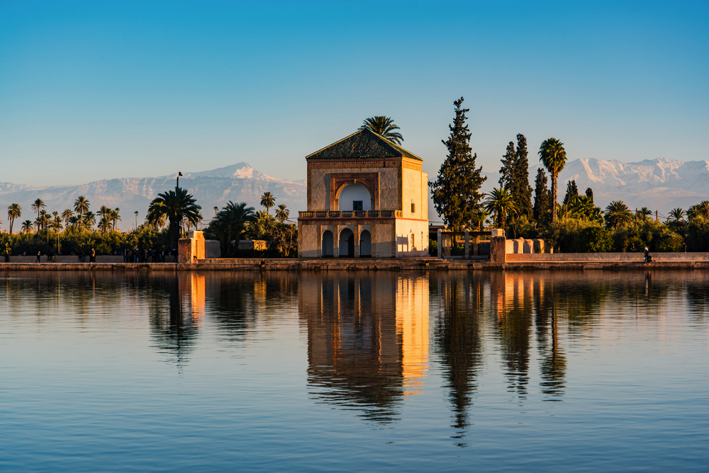 Menara-Garten in Marrakesch