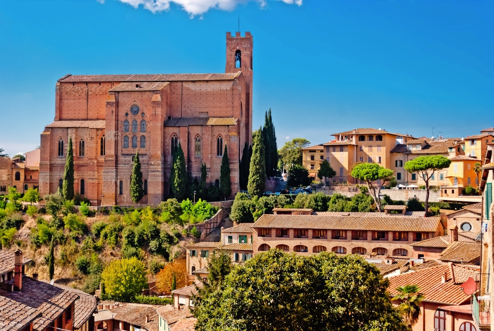 Siena in der Toskana, Italien