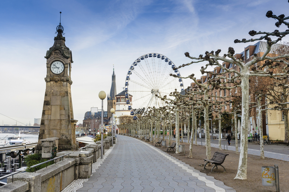 Düsseldorf im Winter