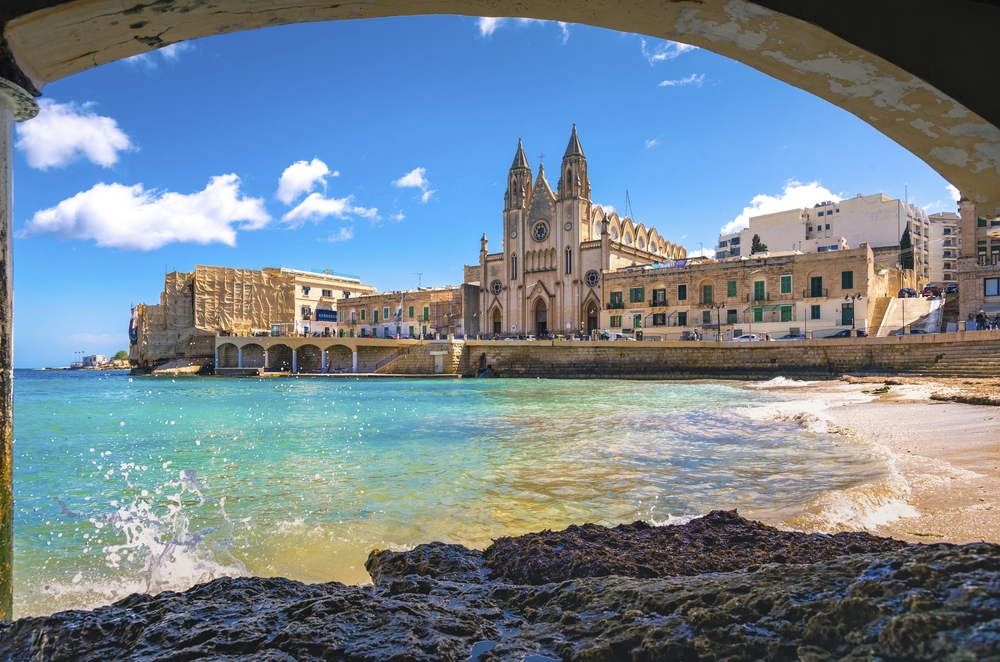 Aussicht auf St. Julian, Malta