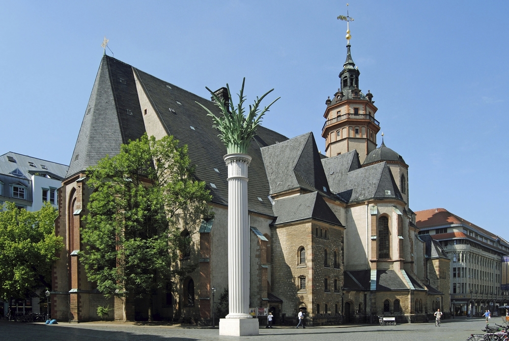 Nikolaikirche und Nikolaisäule 