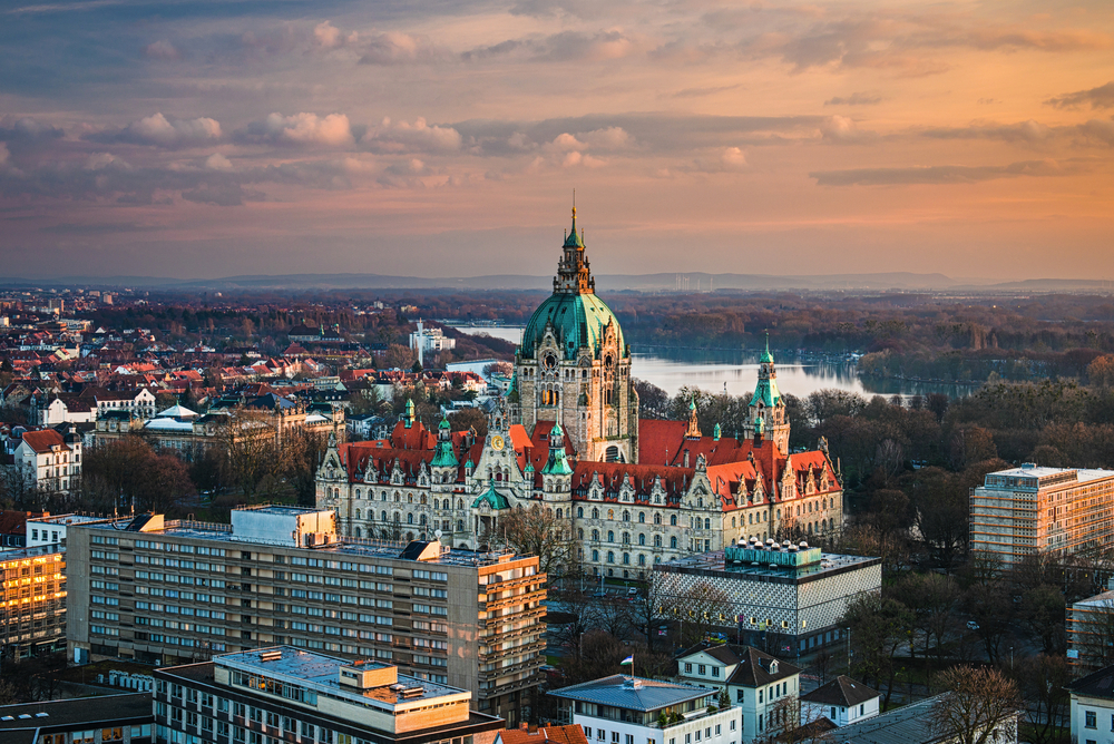 Rathaus in Hannover, Deutschland
