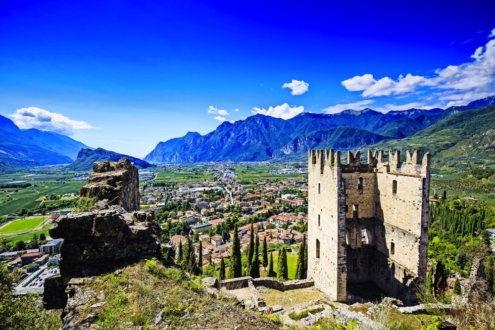 Arco am Gardasee in der Region Trentino, Italien 
